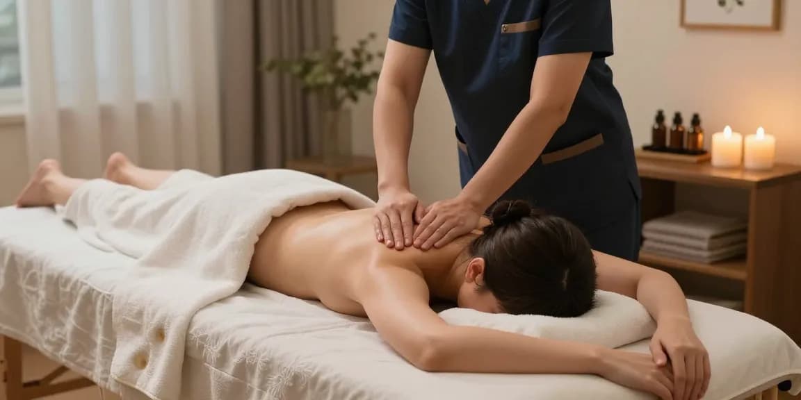 Experience premium 광명출장안마 in a calming home massage environment