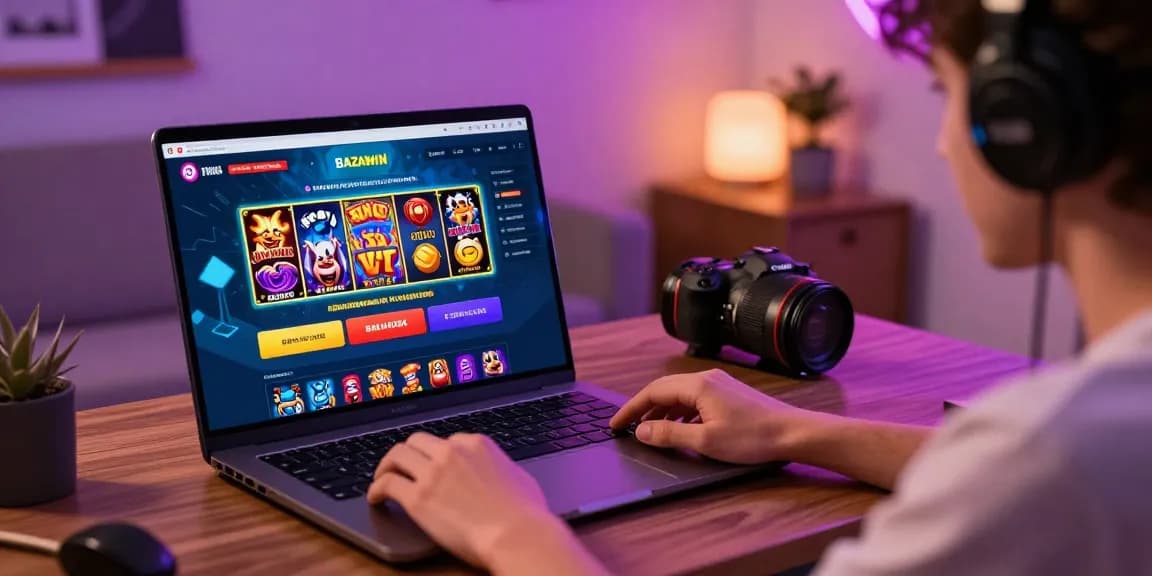 Exciting gaming experience on BAZAWIN platform with dynamic visuals.