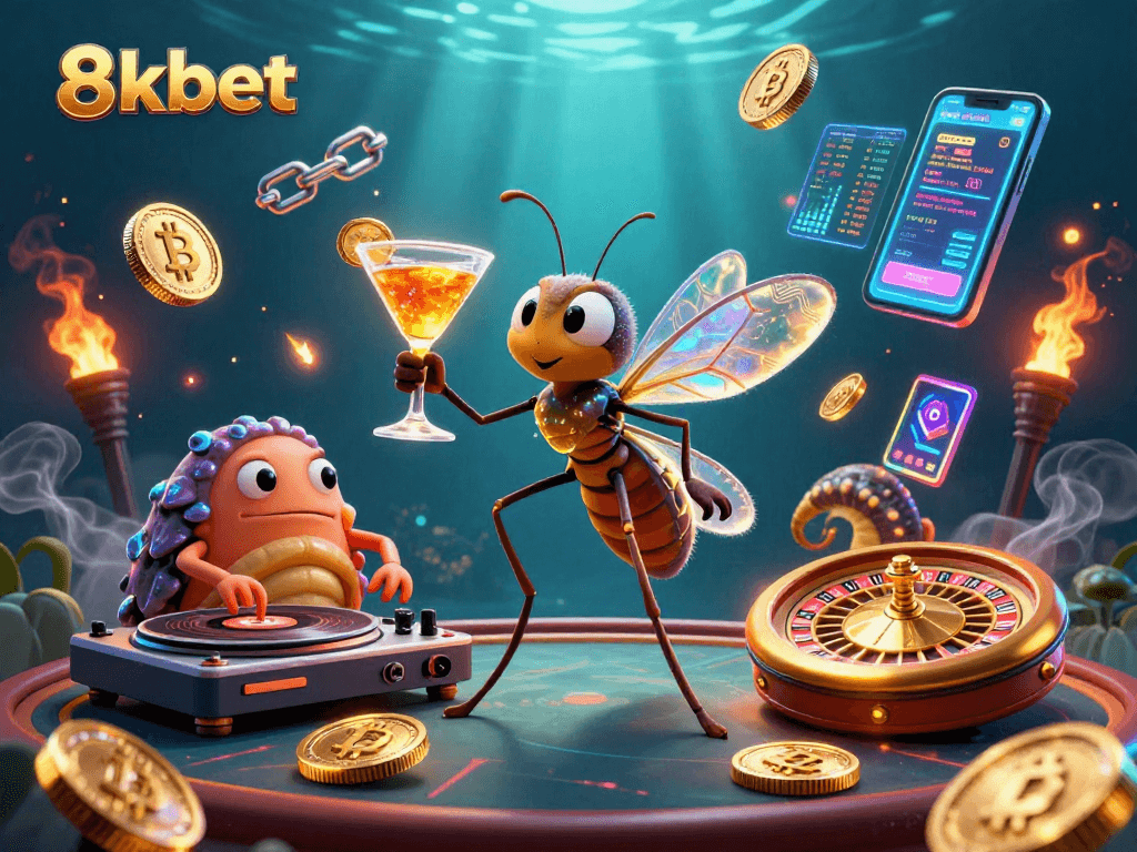8xbet players enjoy a vibrant casino experience with a lively atmosphere and engaging digital elements.