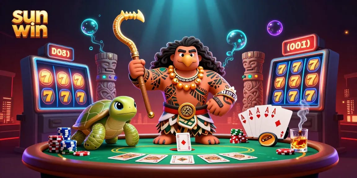Engage with the exciting sun win experience featuring dynamic poker gameplay and vibrant characters.