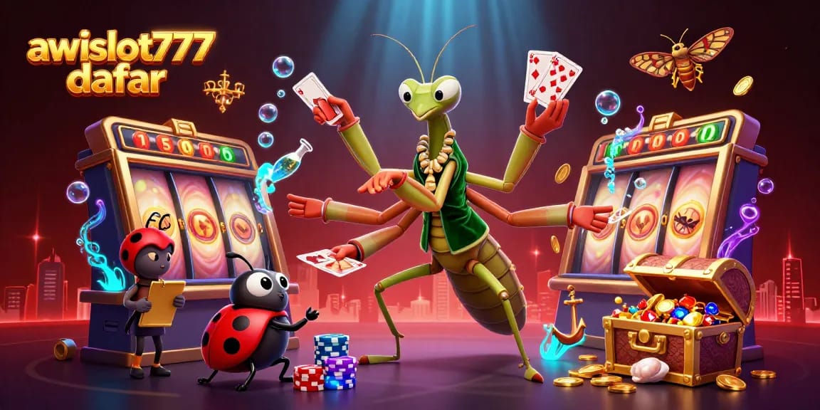 Experience vibrant gameplay at awslot777 daftar with colorful slot reels and dynamic casino action.