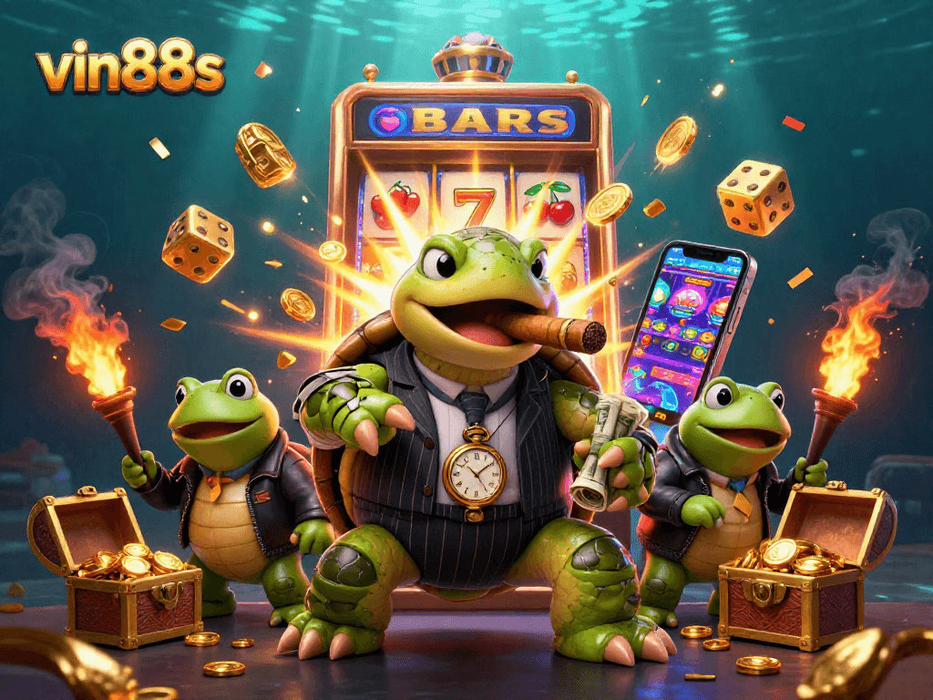 Experience the thrill of winning with vin88s in this vibrant casino scene full of excitement.