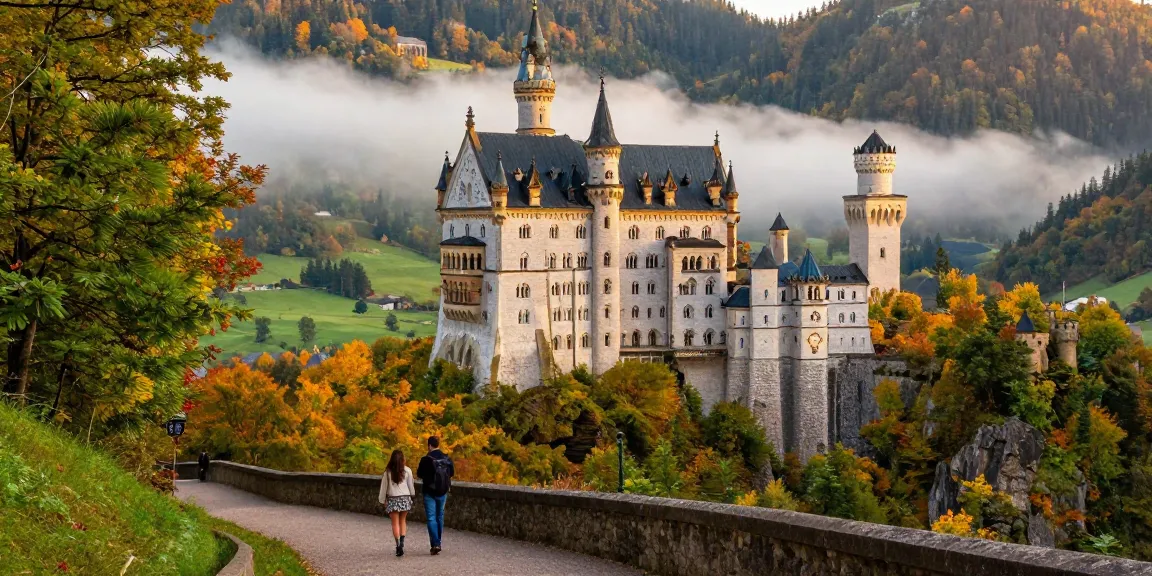 Eltz Personal: Ein romantischer Spaziergang um das Eltz Schloss mit herbstlichen Farben.