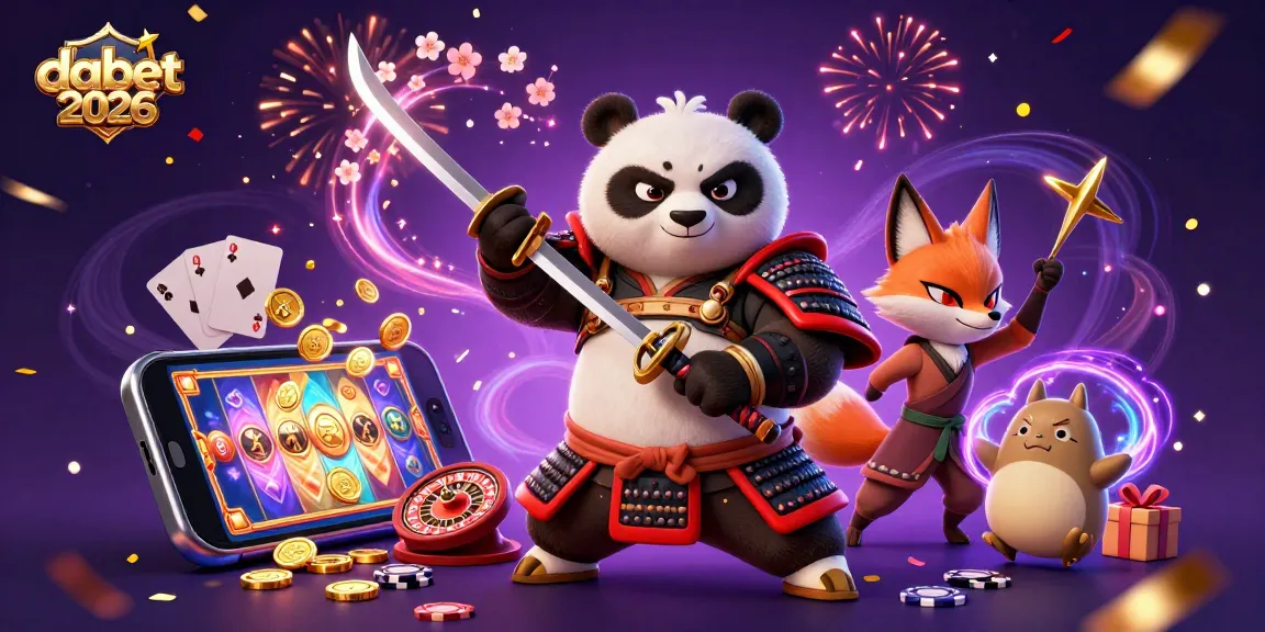 Experience thrilling gameplay themed around dabet2026 with a vibrant celebration illustrated.