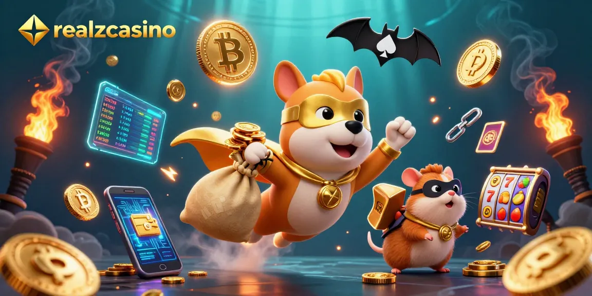 Spiele im realzcasino mit einem Superhelden-Hund, der Goldmünzen fliegt und Glücksbringer bringt.