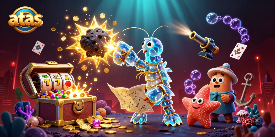 Engage in spectacular wins at atas casino with vibrant illustrations of galactic-themed characters and dynamic gaming elements.