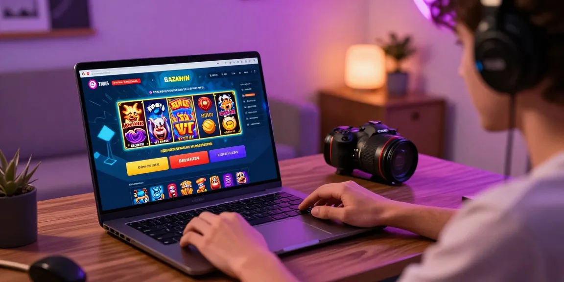 Exciting gaming experience on BAZAWIN platform with dynamic visuals.