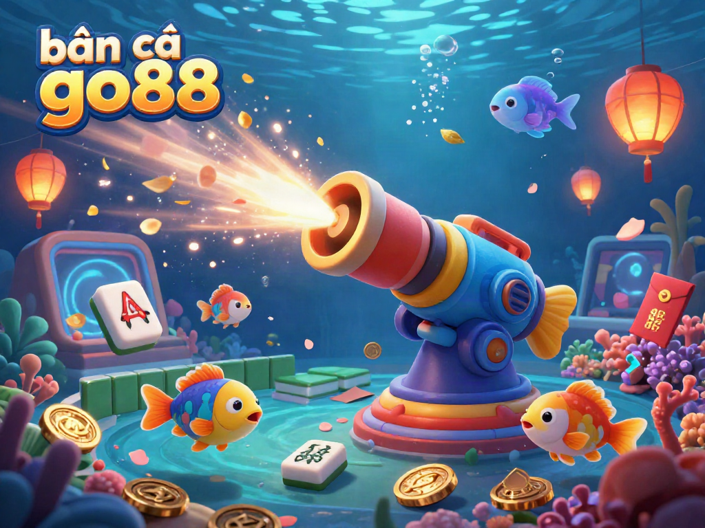 Experience the excitement of bắn cá go88 with vibrant underwater gameplay and dynamic fish cannon action.