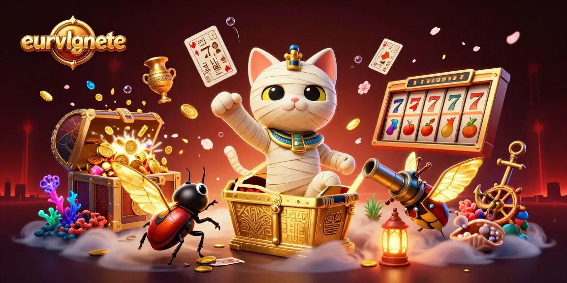 Experience thrilling spins and jackpots at eurvlgnete with this vibrant 3D casino illustration.