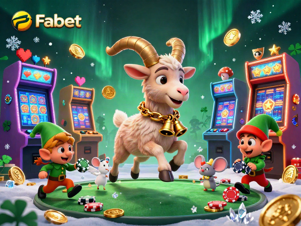 Experience the excitement at Fabet casino with Krampus, elf gremlins, and lively 3D games.