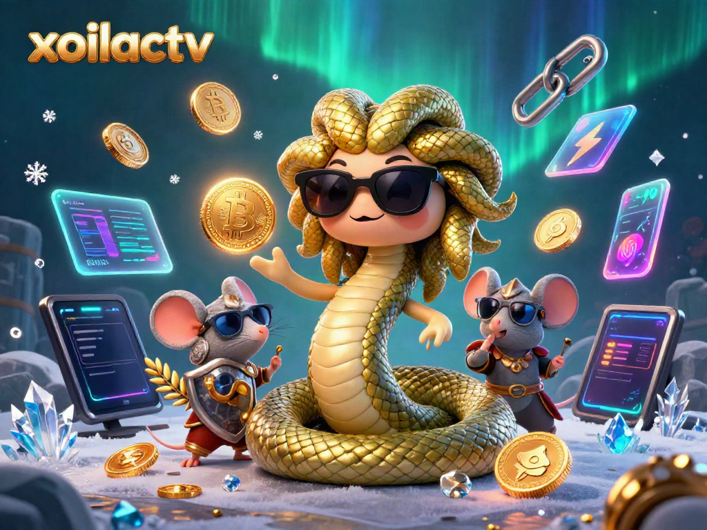 Engage with xoilactv to uncover a vibrant 3D scene featuring Medusa and a warrior mouse in a gambling context.