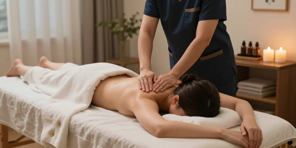Experience premium 광명출장안마 in a calming home massage environment