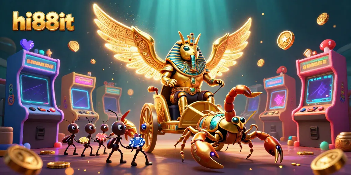 Experience the thrilling adventure of hi88it with vibrant characters and dynamic game elements in an underwater casino setting.