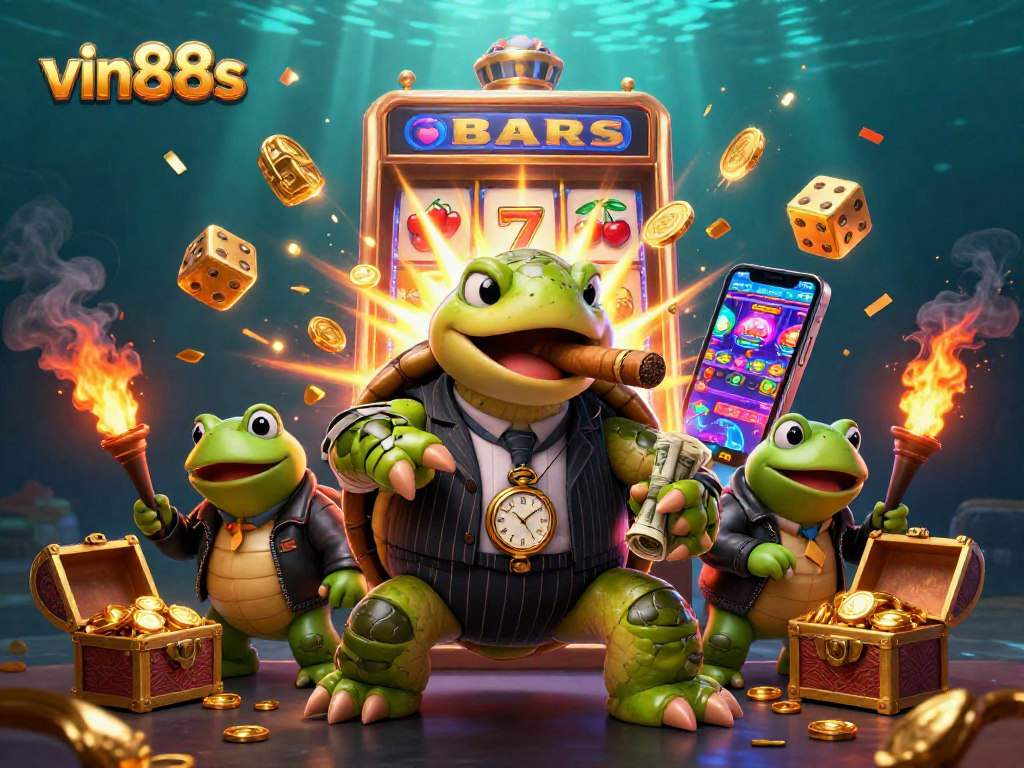 Experience the thrill of winning with vin88s in this vibrant casino scene full of excitement.