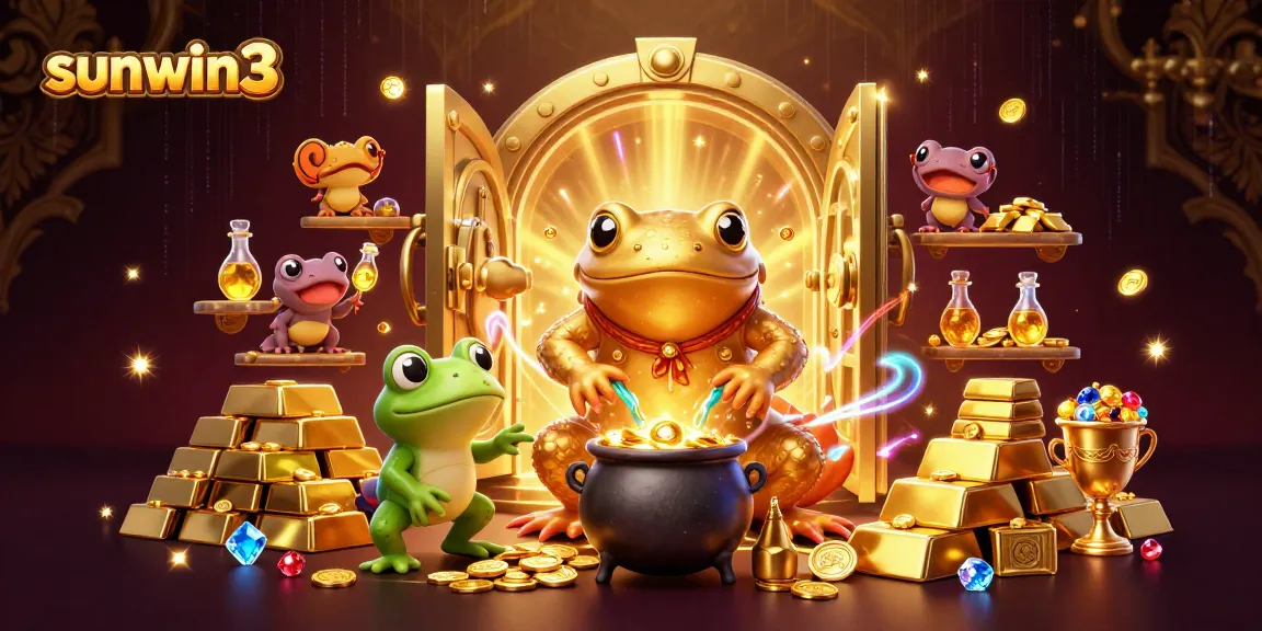 Engage with sunwin3 by experiencing thrilling casino adventures filled with 3D cartoon gold and treasures.