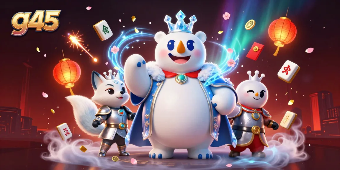 Experience g45's vibrant energy in a stunning 3D casino illustration featuring engaging gaming elements.